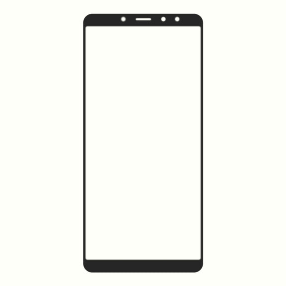 Front Screen Outer Glass Lens with OCA Optically Clear Adhesive for Xiaomi Mi 6X(White)