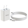 IVON AD-33 2 in 1 2.1A Single USB Port Travel Charger + 1m USB to 8 Pin Data Cable Set, US Plug(White) - USB Charger by IVON | Online Shopping South Africa | PMC TechLife | Buy Now Pay Later Mobicred