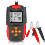 FOXSUR FBT200 12V / 24V Car Battery Tester (Red)