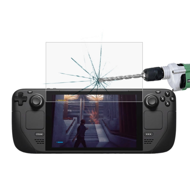 0.26mm 9H 2.5D Tempered Glass Film For Steam Deck Game Console