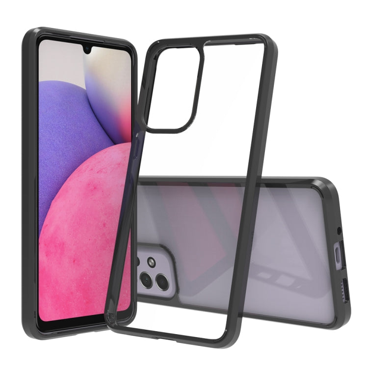 For Samsung Galaxy A33 5G Shockproof Scratchproof TPU + Acrylic Phone Case(Black)