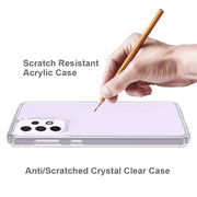For Samsung Galaxy A33 5G Shockproof Scratchproof TPU + Acrylic Phone Case(Black)