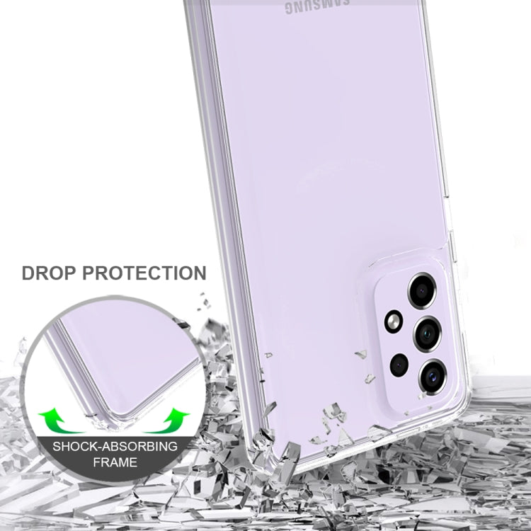For Samsung Galaxy A33 5G Shockproof Scratchproof TPU + Acrylic Phone Case(Black)