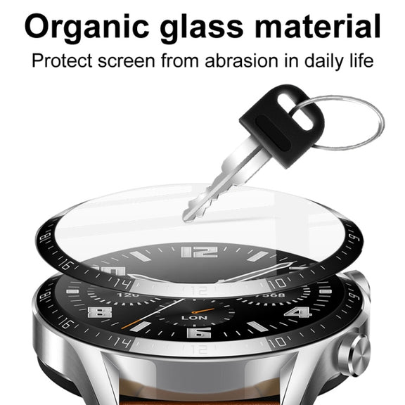 Compatible with Garmin Fenix 7 IMAK Plexiglass HD Watch Protective Film