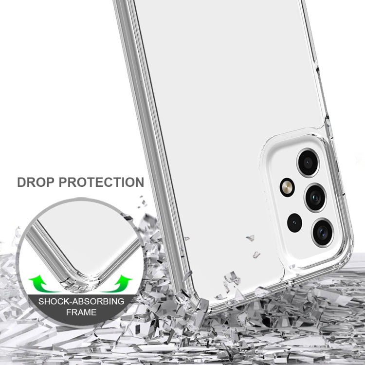 For Samsung Galaxy A23 Shockproof Scratchproof TPU + Acrylic Protective Phone Case(Black)