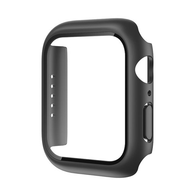 ROCK 2 in 1 PC Frame + Film Protector Case For  Apple Watch Series 6 & SE & 5 & 4 44mm(Black) - Watch Cases by ROCK