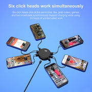 G30 Universal Digital Display Like Device Mobile Phone Automatic Screen Clicker, Style:One Machine with One Head(Black)