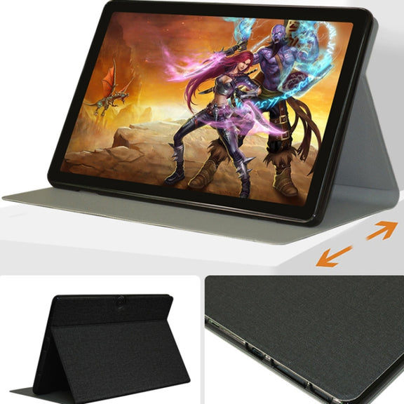 For ALLDOCUBE Smile X Business Style Anti-slip Texture Leather Tablet Case(Dark Blue)