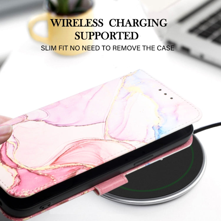 For Samsung Galaxy A53 5G PT003 Marble Pattern Flip Leather Phone Case(LS005)