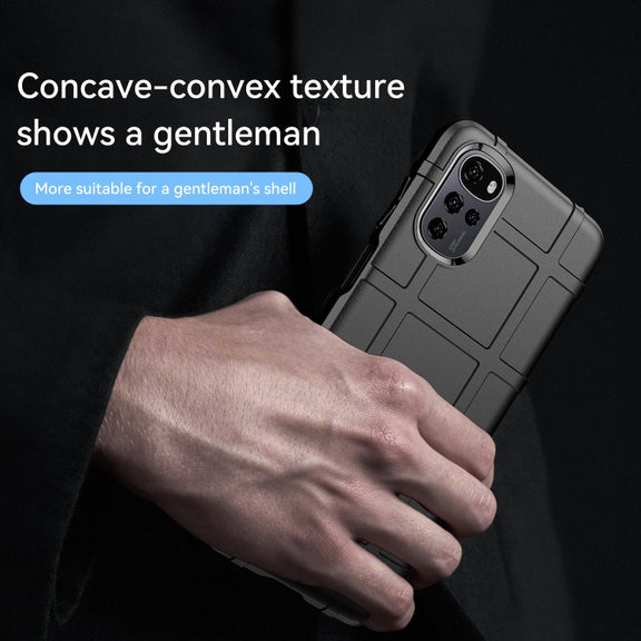 For Motorola Moto G22 Full Coverage Shockproof TPU Case(Black)