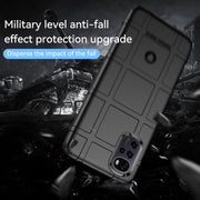 For Motorola Moto G22 Full Coverage Shockproof TPU Case(Black)