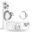 wlons Magnetic 360 Degree Rotatable Mobile Phone Ring Holder(White) - Ring Holder by wlons | Online Shopping South Africa | PMC TechLife | Buy Now Pay Later Mobicred