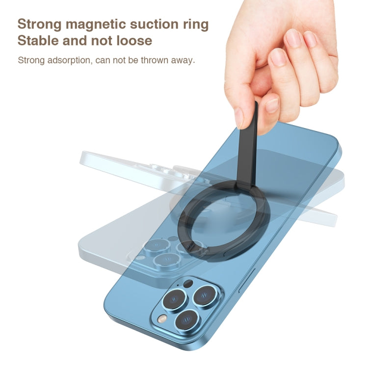 DUX DUICS Stoyobe HF-IV Magnetic Mobile Phone Stand Bracket for iPhone 12 & 13 Series(Silver)
