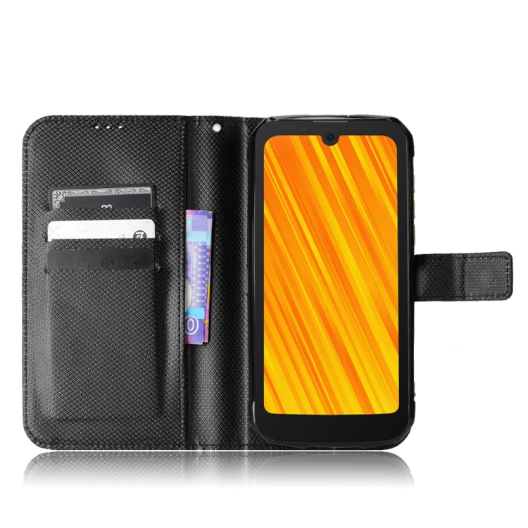 For Doogee S59 / S59 Pro Diamond Texture Leather Phone Case(Black)