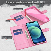 For Samsung Galaxy S22 5G 3D Painting Pattern TPU + PU Leather Phone Case(Three Butterflies)