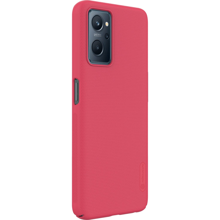For OPPO Realme 9i NILLKIN Frosted PC Phone Case(Red)