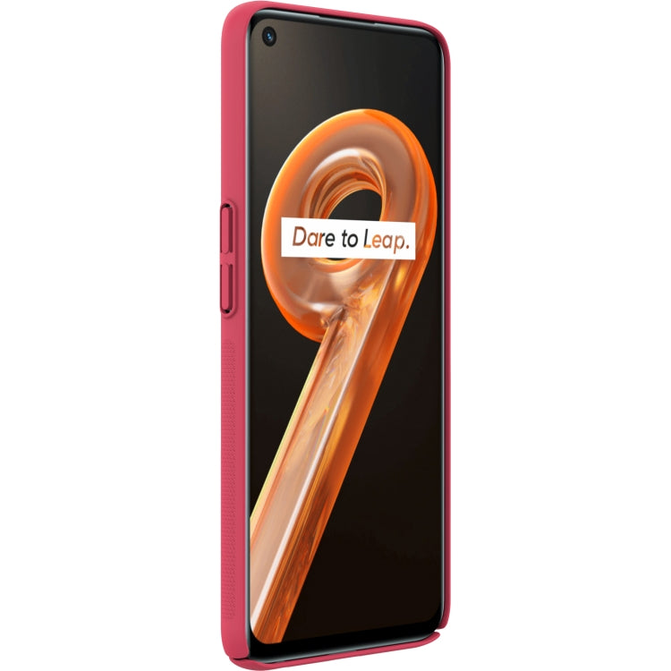 For OPPO Realme 9i NILLKIN Frosted PC Phone Case(Red)
