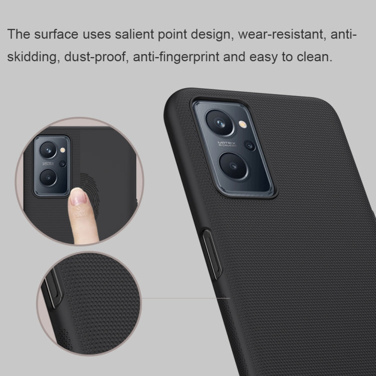 For OPPO Realme 9i NILLKIN Frosted PC Phone Case(Red)