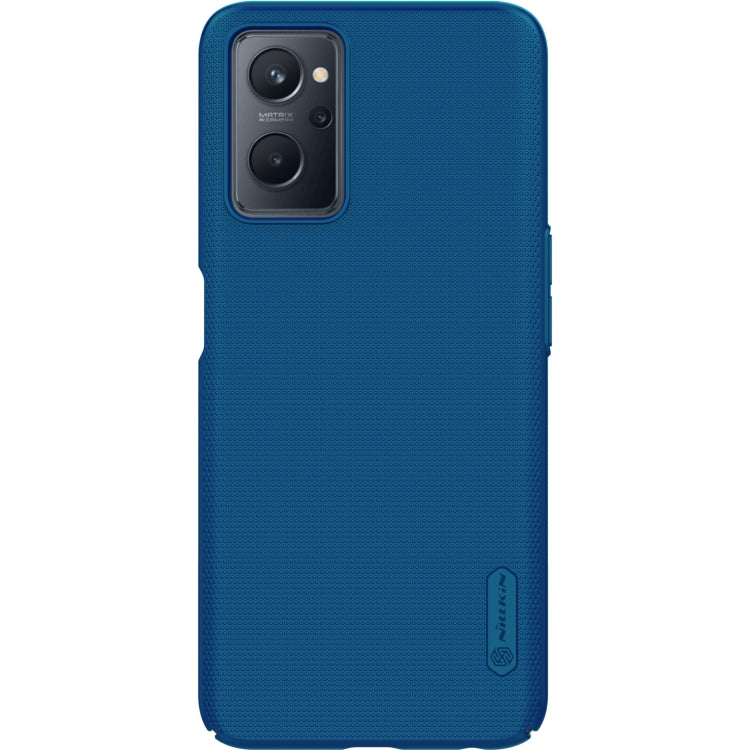 For OPPO Realme 9i NILLKIN Frosted PC Phone Case(Blue)