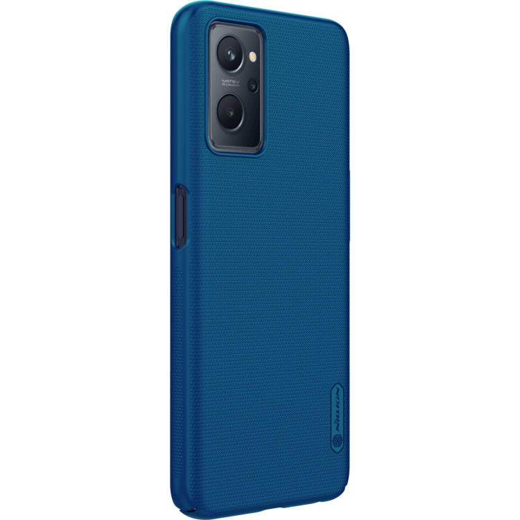 For OPPO Realme 9i NILLKIN Frosted PC Phone Case(Blue)