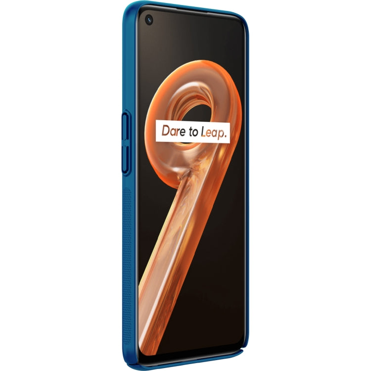 For OPPO Realme 9i NILLKIN Frosted PC Phone Case(Blue)
