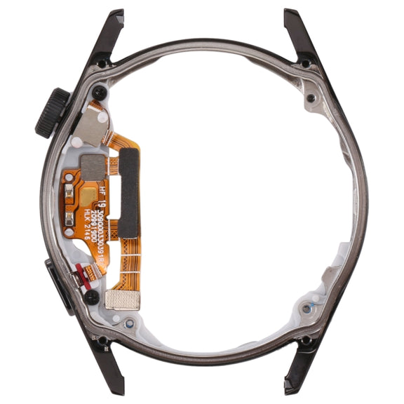 LCD Screen Frame Bezel Plate For Huawei Watch GT 3 MIL-B19 46mm(Black)