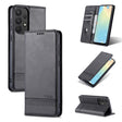 For Samsung Galaxy A73 5G AZNS Magnetic Calf Texture Flip Leather Phone Case(Black) - Galaxy Phone Cases by AZNS | Online Shopping South Africa | PMC TechLife | Buy Now Pay Later Mobicred