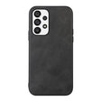 For Samsung Galaxy A23 4G Cowhide Texture PU Phone Case(Black) - Galaxy Phone Cases by PMC TechLife | Online Shopping South Africa | PMC TechLife | Buy Now Pay Later Mobicred