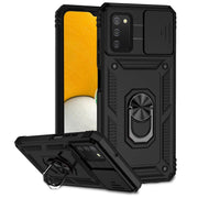 For Samsung Galaxy A02s / A03s 166mm Sliding Camshield Holder Phone Case(Black)
