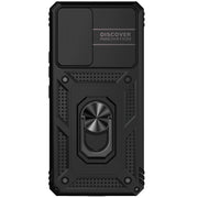 For Samsung Galaxy A53 5G Sliding Camshield Holder Phone Case(Black)