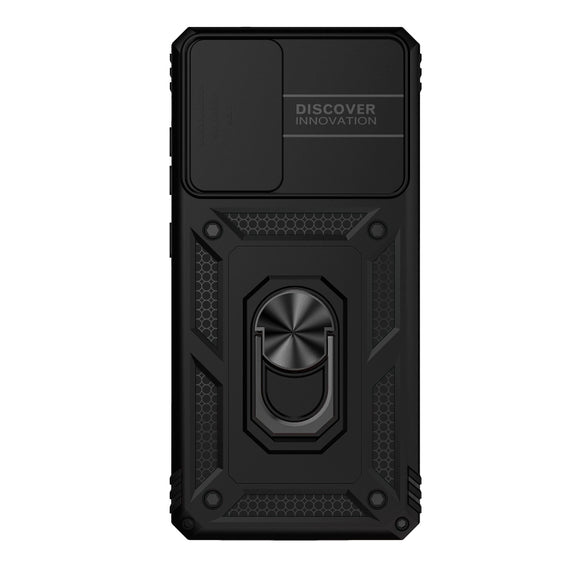 For Samsung Galaxy S20 FE Sliding Camshield Holder Phone Case(Black)
