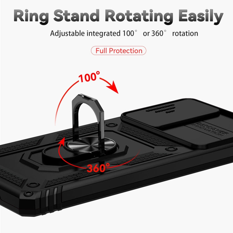 For Samsung Galaxy S20 FE Sliding Camshield Holder Phone Case(Black)
