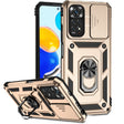 For Xiaomi Redmi Note 11 Global Sliding Camshield Holder Phone Case(Gold) - free shipping - PMC TechLife - Order now!