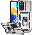For Xiaomi Redmi Note 11 Global Sliding Camshield Holder Phone Case(Silver) - free shipping - PMC TechLife - Order now!