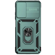 For Xiaomi Redmi Note 11 Pro Global Sliding Camshield Holder Phone Case(Dark Green)