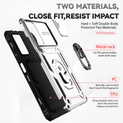 For Xiaomi Redmi Note 11 Pro Global Sliding Camshield Holder Phone Case(Silver)