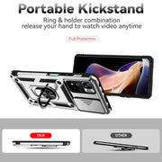 For Xiaomi Redmi Note 11 Pro Global Sliding Camshield Holder Phone Case(Silver)