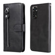For Xiaomi Redmi Note 11 4G(Global)/Redmi Note 11s 4G(Global) Fashion Calf Texture Zipper Horizontal Flip Leather Case(Black) - Xiaomi Cases by PMC TechLife | Online Shopping South Africa | PMC TechLife