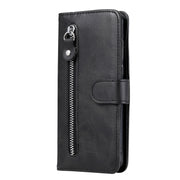 For Xiaomi Redmi Note 11 4G(Global)/Redmi Note 11s 4G(Global) Fashion Calf Texture Zipper Horizontal Flip Leather Case(Black)
