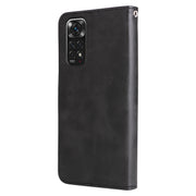 For Xiaomi Redmi Note 11 4G(Global)/Redmi Note 11s 4G(Global) Fashion Calf Texture Zipper Horizontal Flip Leather Case(Black)