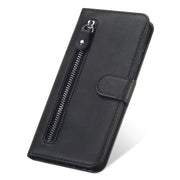For Xiaomi Redmi Note 11 4G(Global)/Redmi Note 11s 4G(Global) Fashion Calf Texture Zipper Horizontal Flip Leather Case(Black)