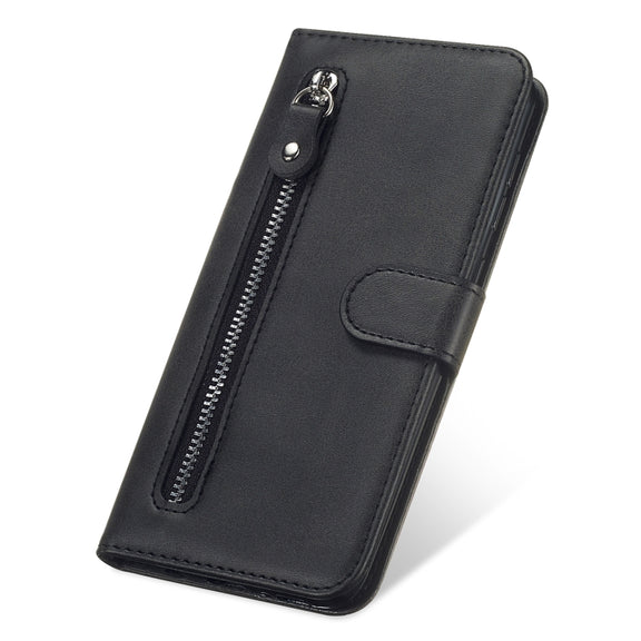 For Xiaomi Redmi Note 11 4G(Global)/Redmi Note 11s 4G(Global) Fashion Calf Texture Zipper Horizontal Flip Leather Case(Black)