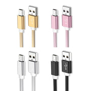 5 PCS Mini USB to USB A Woven Data / Charge Cable for MP3, Camera, Car DVR, Length:0.25m(Silver)