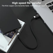 5 PCS Mini USB to USB A Woven Data / Charge Cable for MP3, Camera, Car DVR, Length:0.25m(Silver)