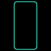 For iPhone 13 / 13 Pro Luminous Shatterproof Airbag Tempered Glass Film