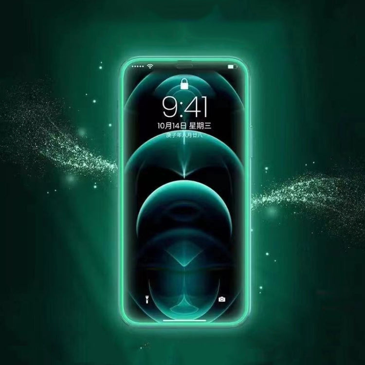 For iPhone 11 / XR Luminous Shatterproof Airbag Tempered Glass Film