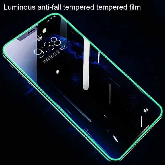 For iPhone 11 / XR Luminous Shatterproof Airbag Tempered Glass Film