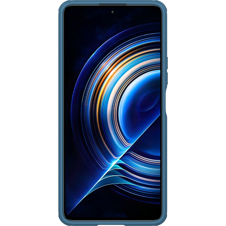 For Xiaomi Redmi K50 / K50 Pro NILLKIN CamShield Pro Series PC Full Coverage Phone Case(Blue)