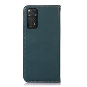 For Xiaomi Redmi Note 11 4G/11S 4G Global KHAZNEH Nappa Top Layer Cowhide Leather Phone Case(Green)
