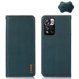 For Xiaomi Redmi Note 11 Pro 4G / 5G Global KHAZNEH Nappa Top Layer Cowhide Leather Phone Case(Green) - Redmi Note 11 Pro Case by PMC TechLife | Online Shopping South Africa | PMC TechLife